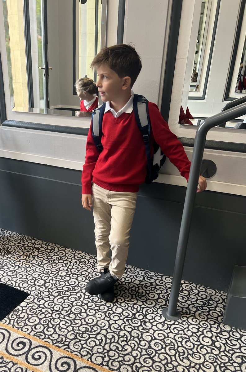 GadbanWaleed's tweet photo. First day at #school 

Proud #father 👨‍👩‍👧‍👦 https://t.co/ROEhiidbdw
