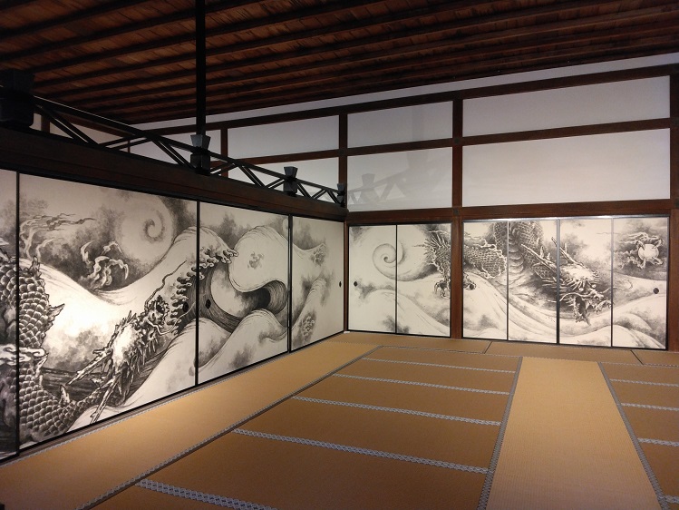 🐉龍安寺 細川護熙氏筆「九匹の龍」の襖絵特別公開🐉 石庭で有名な龍