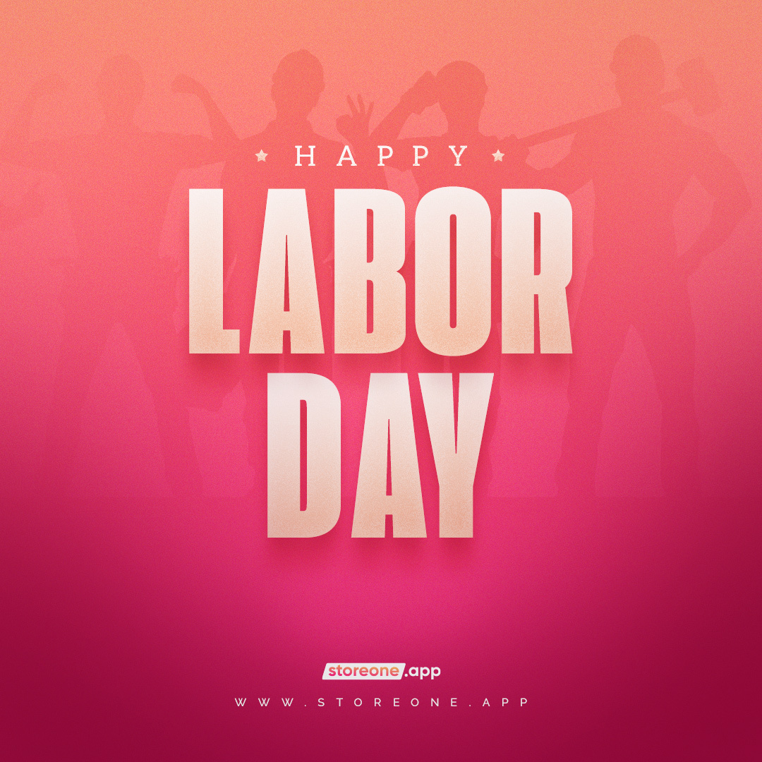 StoreoneApp's tweet photo. Happy Labor Day from StoreOneApp!🎉 Today, we salute the hard work and dedication of our incredible team. Take a moment to relax and enjoy the fruits of your labor. You've earned it! 💼🌟

#LaborDay #storeoneapp https://t.co/fOhsHaQysO