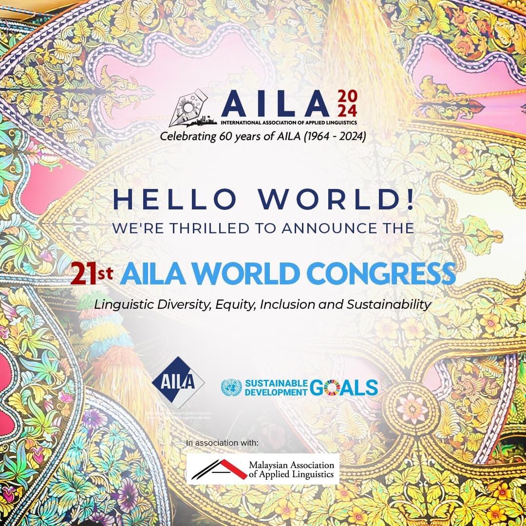 A great opportunity to network with international researchers and showcase your research! Submit your abstract today! 💃🏻🤓 <a href="/Malaysia_AAL/">Malaysian Association of Applied Linguistics</a> <a href="/AILAmatters/">AILA</a> <a href="/AILA2024/">AILA 2024</a> #AILA2024
