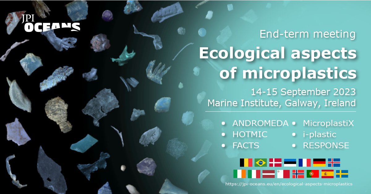 JPI Oceans (@jpioceans) on Twitter photo 🔬On 14 & 15 Sep, we will be kicking off the end-term meeting of the JPI Oceans Joint Action “Ecological aspects of microplastics” (#JPIOceansMicroplastics)!
📢<a href="/Andromeda_EU/">Andromeda</a>, <a href="/JPIOceansFACTS/">JPI Oceans FACTS</a>, #HOTMIC, #iplastic, <a href="/microplastix/">MicroplastiX project</a> & <a href="/Response_JPIO/">RESPONSE</a>.
📌More info: jpi-oceans.eu/en/end-term-me… 🔬On 14 & 15 Sep, we will be kicking off the end-term meeting of the JPI Oceans Joint Action “Ecological aspects of microplastics” (#JPIOceansMicroplastics)!
📢<a href="/Andromeda_EU/">Andromeda</a>, <a href="/JPIOceansFACTS/">JPI Oceans FACTS</a>, #HOTMIC, #iplastic, <a href="/microplastix/">MicroplastiX project</a> & <a href="/Response_JPIO/">RESPONSE</a>.
📌More info: jpi-oceans.eu/en/end-term-me…