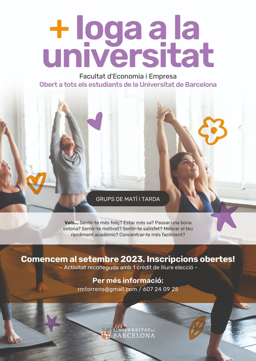 De nuevo Yoga en la Universitat de Barcelona!🙏. Un año de bendiciones😇. Un año de alumnos felices🤗. 
🌟Un faro de Luz que muestra tu Luz🌟
#kundalini #kundaliniyoga #yogaenlauniversidad #yogaparajovenes #yogaforyoung #yogaforbeginners  #yogaforeveryone #universitatdebarcelona