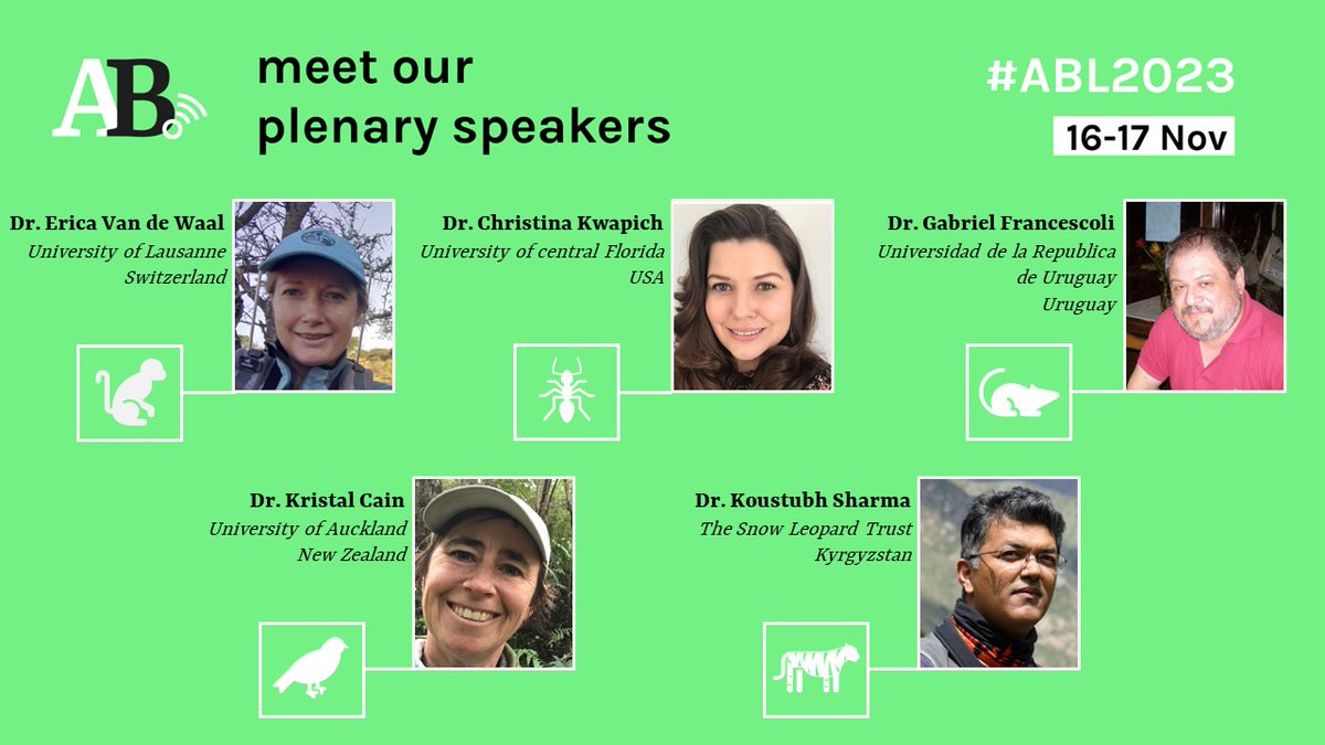 📢📢 Only one week left to submit your abstract for Animal Behaviour Live: Annual Online Conference 2023 #ABL2023. Click below to do so: forms.gle/1RQK4igE7gfFq3…