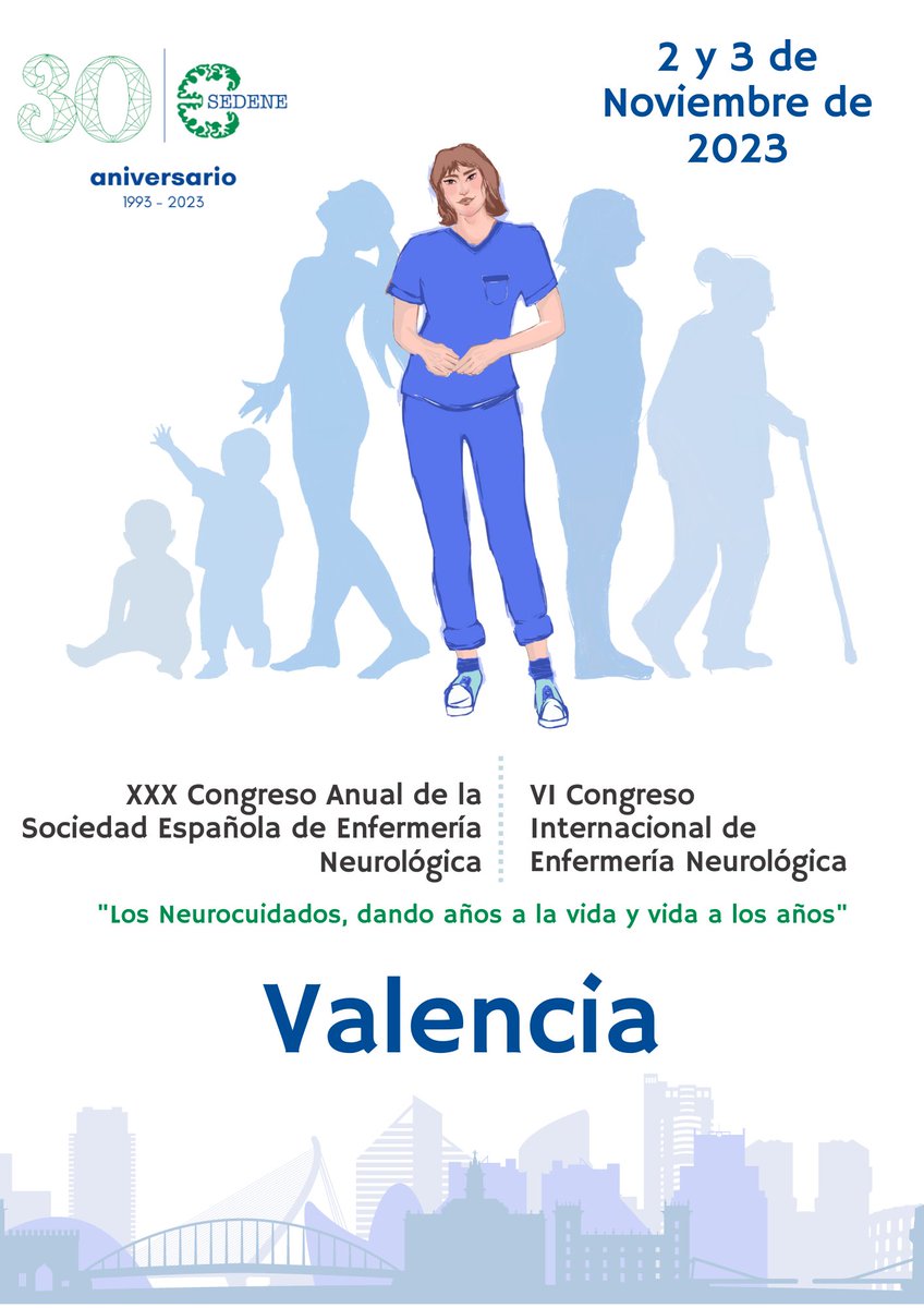 sedenered's tweet photo. ¿Te has inscrito ya a nuestro XXX congreso nacional de #enfermería neurológica que tendrá lugar en Valencia los días 2 y 3 de Noviembre?

Importante‼️
Entramos en la cuenta atrás para la entrega de comunicaciones‼️

Fecha tope; 11 de Septiembre

Más info⬇️
https://t.co/dWHutjpZTM https://t.co/4CBNRJkSDY