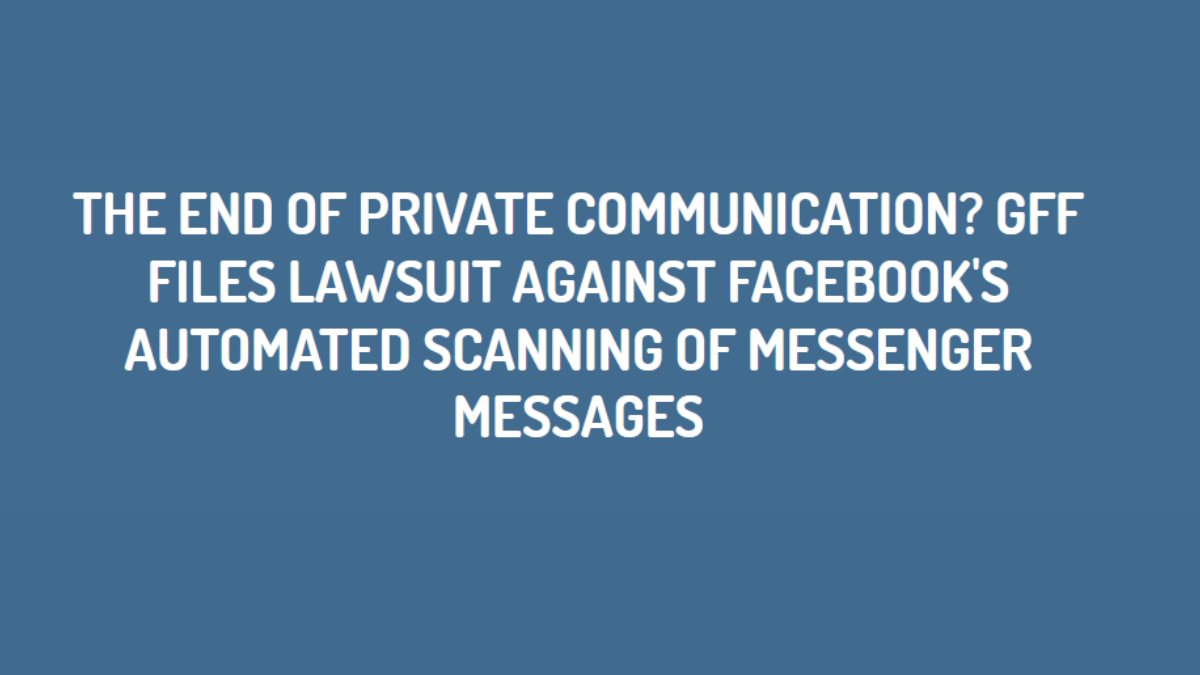 ⚖️Survivor of sexual violence, Marcel Schneider, is currently suing #Facebook for the automated scanning of private messages, removing confidentiality for victims of abuse and criminal defendants.

freiheitsrechte.org/en/ueber-die-g…