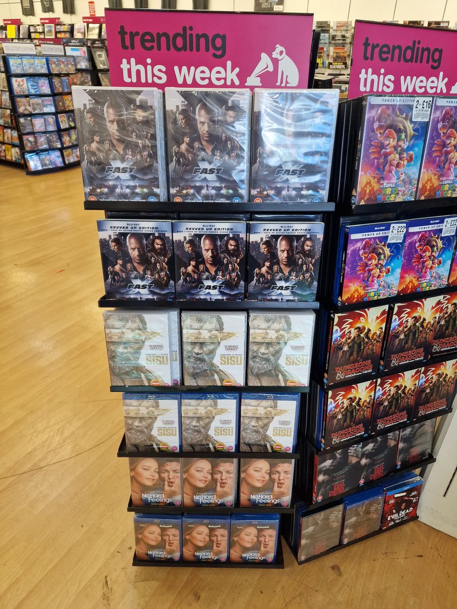 It's all about family this new release with Fast X finally out on all platforms! 

Come pull up to the store to grab your copy now 🏎💨

#FastX #Sisu #NoHardFeelings #Family #hmvportsmouth #fypシ