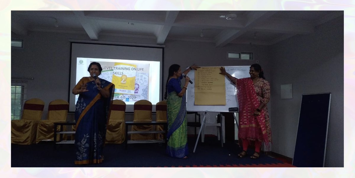 TelanganaVidya's tweet photo. "జీవన నైపుణ్యాల విద్య (#Life Skills) అనే అంశంపై 93 #KGBV టీచర్లకు రాష్ట్ర స్థాయిలో ట్రెయినింగ్ ఈరోజు ప్రారంభమయింది.  
#education #softskills #students #socialemotional #SEL #telangana" https://t.co/XfAuBD1xqx