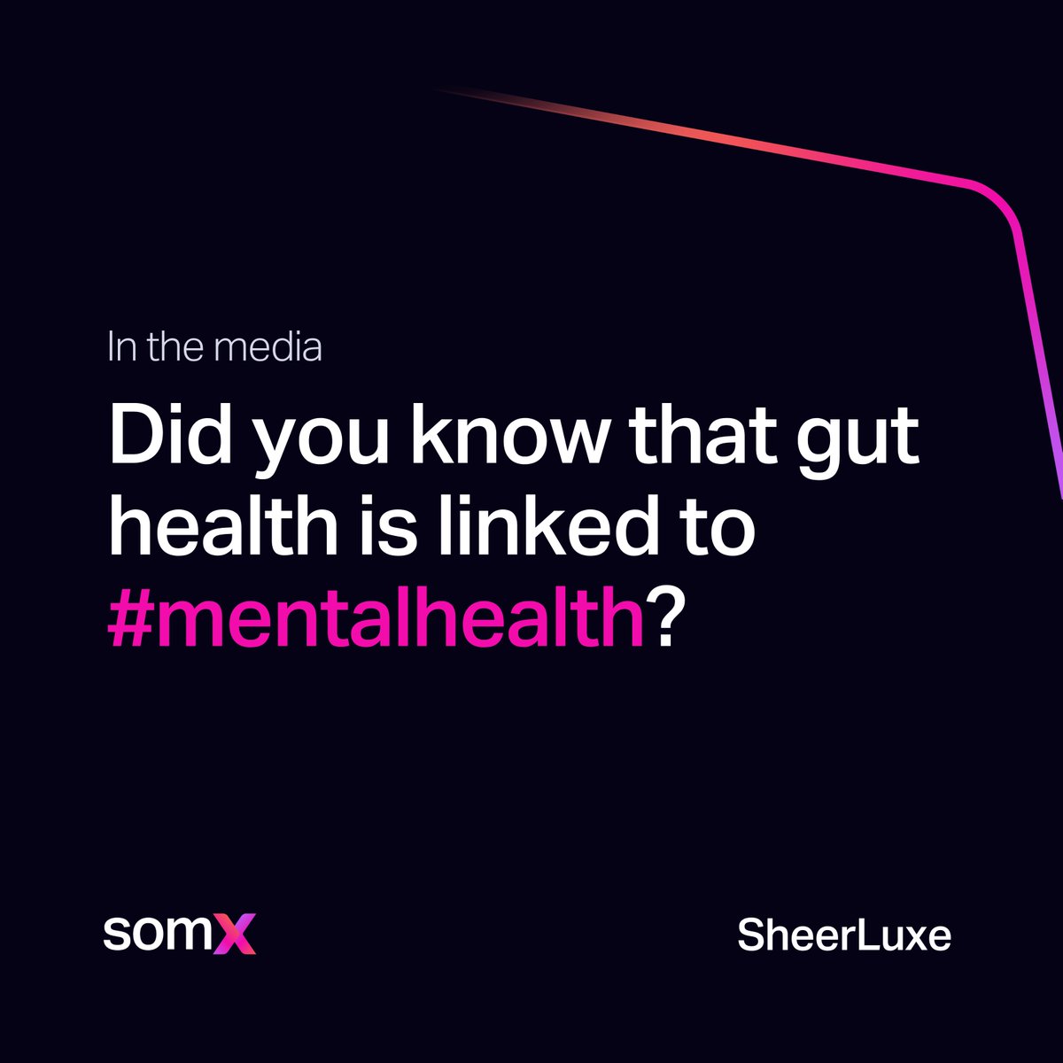 Did you know that gut health is linked to #mentalhealth?   

In <a href="/Sheerluxe/">SheerLuxe</a>, <a href="/myotahealth/">myota</a>'s Caitlin Hall discusses this relationship, and gives her top tips for good #guthealth 👇🏾  

sheerluxe.com/life/health-we…  

#SomXPR