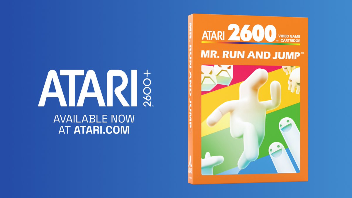 Mr. Run and Jump 2600 proves that the original home video game console is limitless! 🕹️ With a fresh, modern inspiration, this cartridge offers classic platforming fun with astonishing precision. Order yours now at: link.atari.com/Run-and-jump #Atari #Atari2600+