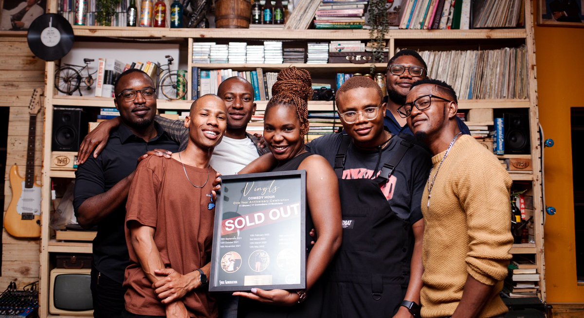 VernxnvW's tweet photo. Last year September, Vinyls Comedy Hour celebrated its first anniversary. Fast forward another year with 20 Sold Out shows to date, We will be celebrating our 2nd anniversary live from @vinylswhk 🍾

This Thursday, 07th Sept | 20:00 📌

Tickets available for N$100.00 🎫 https://t.co/Gn66sG701w