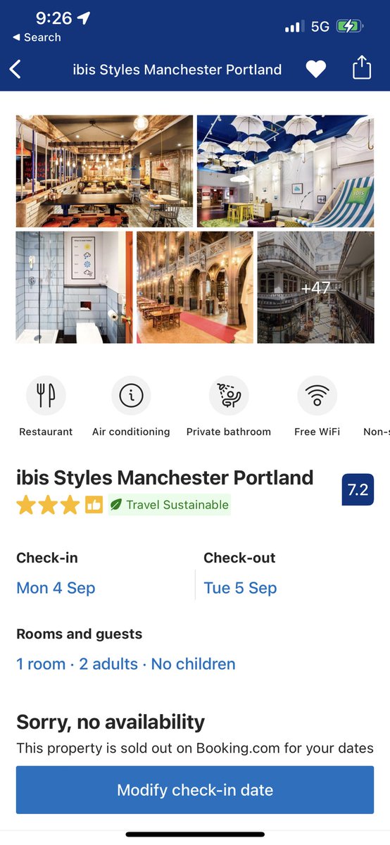 selling a nights stay in manchester ibis hotel for £170 7th- 8th october, weekend of WHP XXL,  rt pls!