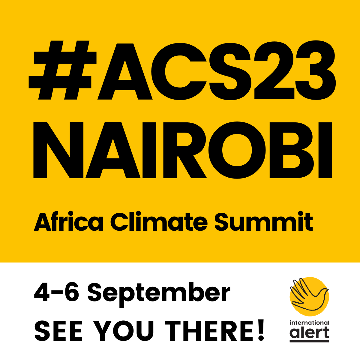 intalert's tweet photo. We're looking forward to the discussions at #AfricaClimateSummit23!

Follow our Horn of Africa account @IntAlertHoA, Africa Regional Director @BettyMutesi, Kenya Country Director @emmieauma and Climate and Peace Advocacy Advisor @MackaillHill for live updates from #ACS23 https://t.co/VCWcWhsGyx