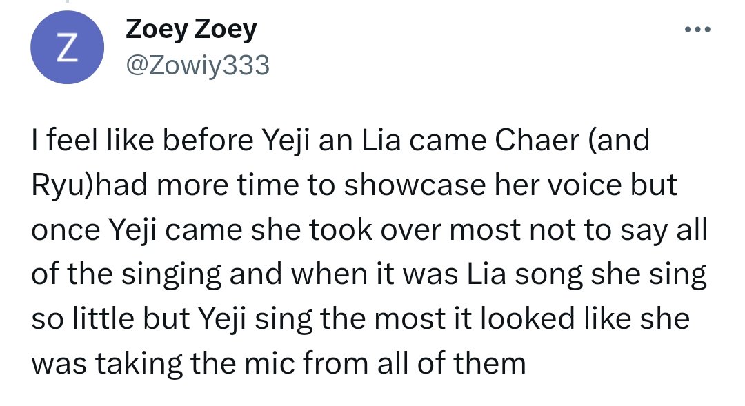 Given that mental gymnastics is your favourite activity (right after hating on Yeji ofc) it's not at all surprising that you backflipped over a valid complaint abt Yeji only having a TOTAL of 2 variety appearances this era and deliberately managed to miss the point