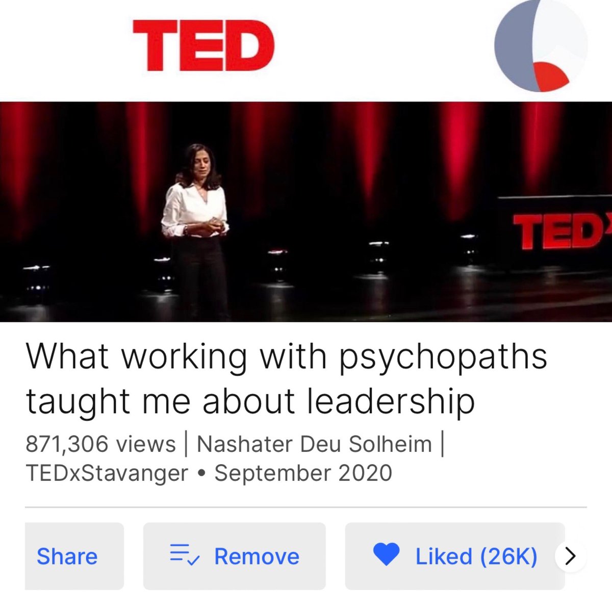 Nearing the million views mark! Check out the message about brutal honesty….does it work? 

#leadershipinfluence #negotiations #leadingwithempathy #psychopath #narcissism