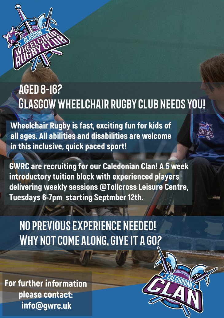 It's good to go. It's good to go.😂 Wheelchair rugby club starting. All disabilities and abilities welcome ( You don't have to be in a wheelchair to go along and take part). I have tried it and it is AWESOME!!!😁😁 @PEPASSGlasgow @gwrclub @ActiveSchoolsLK @ActiveSchoolsSC