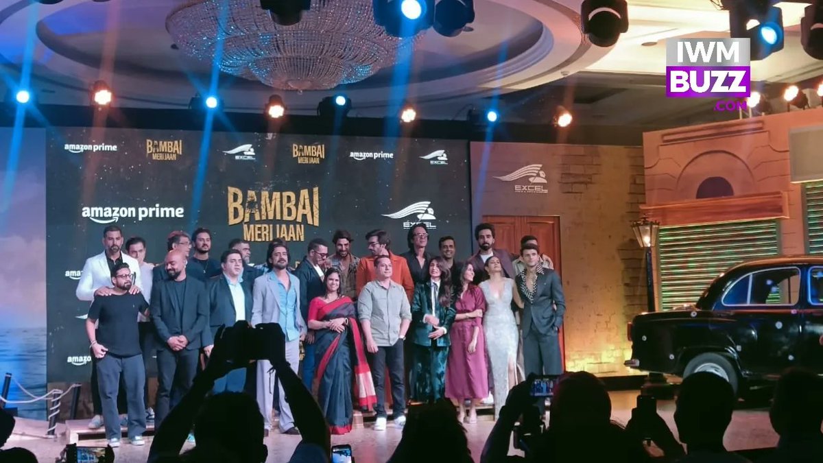 iwmbuzz's tweet image. Trailer Launch of Bambai Meri Jaan 

#Bambaimerijaan #PrimeVideo

@kaykaymenon02 @avinashtiw85
@Kritika_Kamra @nivedita_be
 @AmyraDastur93 #SaurabhSachdeva @jitin0804
 #NawabShah @VivanBhathena
 @ShivPanditt @lakshyakochhar
 @iamSKPalwal @ShujaatSaudagar
 @RensilDSilva…