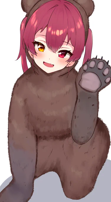 宝鐘クマリン #マリンのお宝クマなしマイクロビキニ差分はpixivへ。シャドバン怖いからね。 