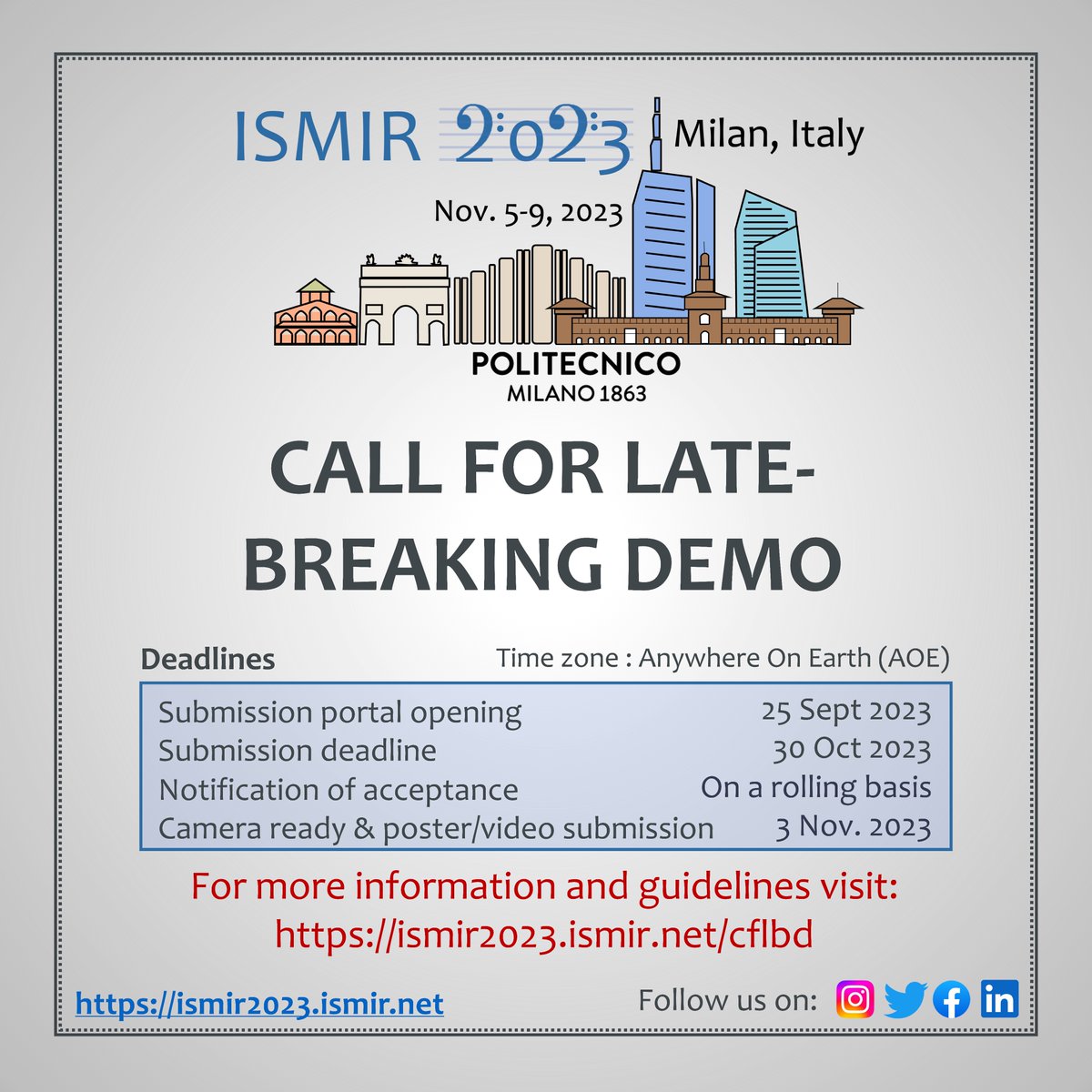 ISMIR Conference tweet media