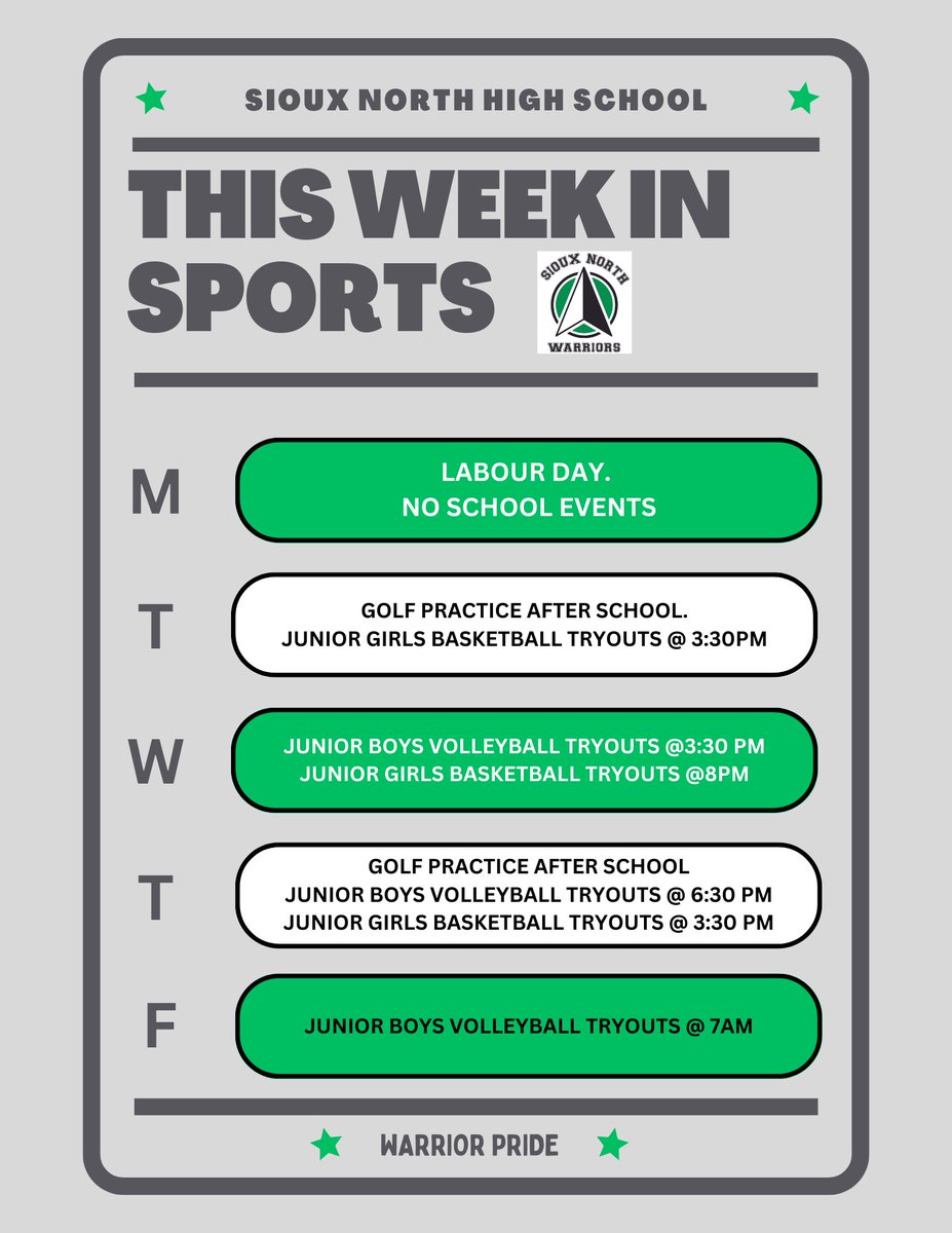 Sioux North High School Athletics tweet media