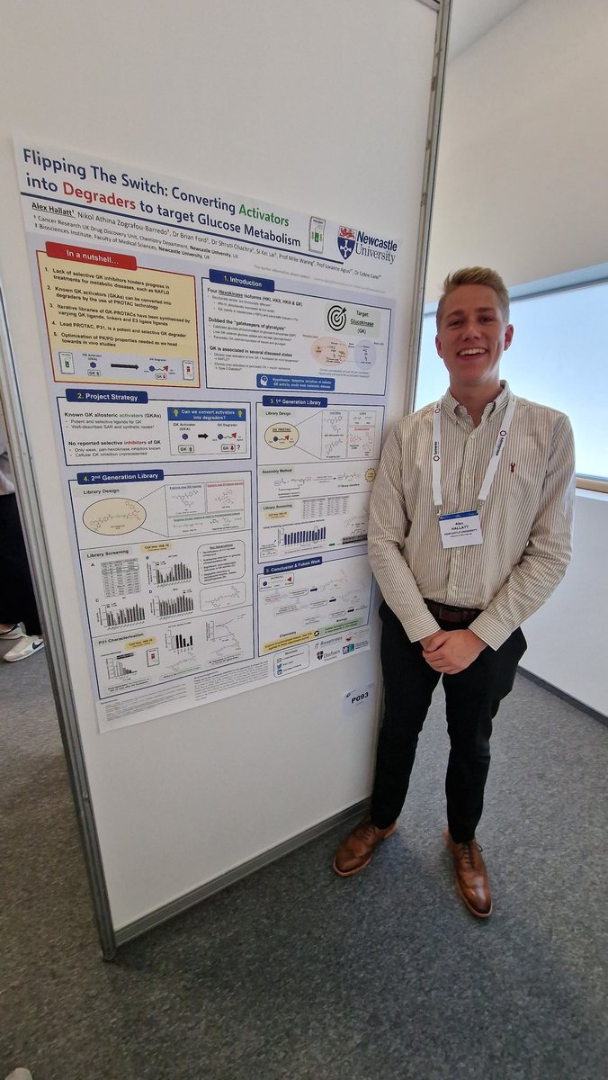 Alex Hallatt (@alex_hallatt) on Twitter photo Another week, another conference! This time at the EFMC-ASMC in Zagreb, Croatia.
I promise these are actually good conferences and not just conveniently in nice places! 😅
Thanks to <a href="/EuroMedChem/">EFMC</a> for the grant to attend.
<a href="/MosmedC/">MoSMed CDT</a> <a href="/NCL_MedChem/">Medicinal Chemistry Group - Newcastle Uni</a> Another week, another conference! This time at the EFMC-ASMC in Zagreb, Croatia.
I promise these are actually good conferences and not just conveniently in nice places! 😅
Thanks to <a href="/EuroMedChem/">EFMC</a> for the grant to attend.
<a href="/MosmedC/">MoSMed CDT</a> <a href="/NCL_MedChem/">Medicinal Chemistry Group - Newcastle Uni</a>