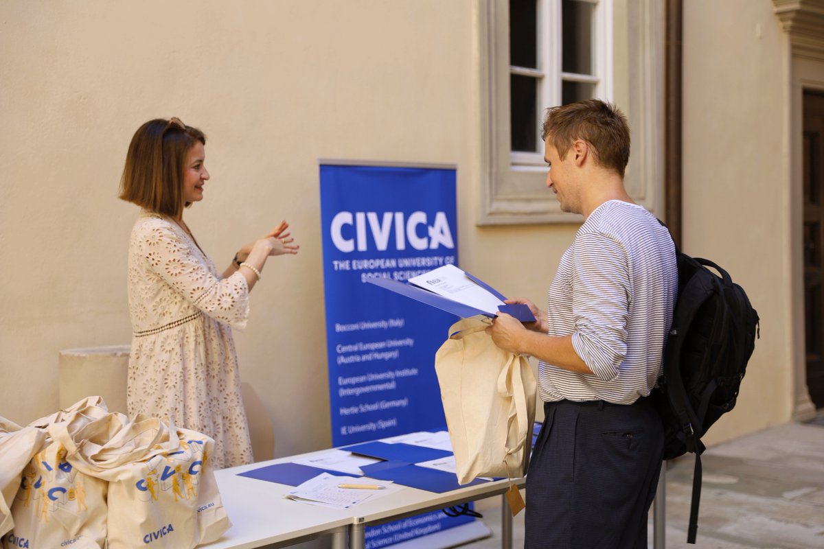 The 2023 <a href="/CIVICA_EU/">CIVICA The European University of Social Sciences</a> Summer School has just started! 🎉🌐

💭 From 4-7 September, the EUI is happy to host early-stage researchers at the beautiful Villa Salviati ☀️ for an interdisciplinary debate on transnational democracy.