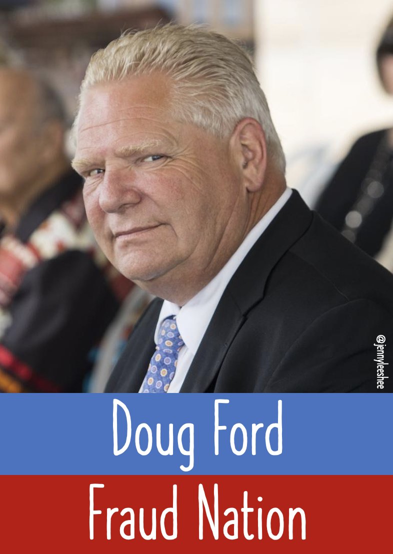 JenWeddell's tweet photo. @fordnation @SteveClarkPC #ResignDougFord https://t.co/rDTos7FXNE