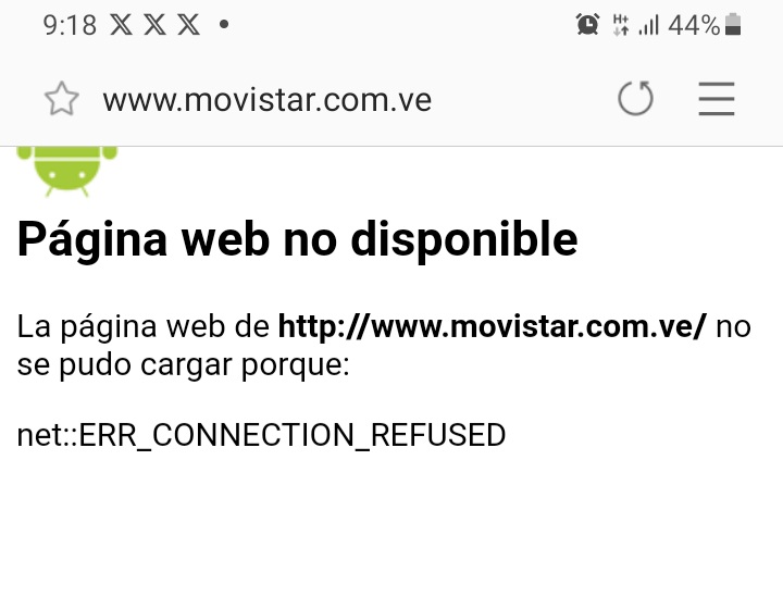 Carolinepaez's tweet photo. @MovistarVe Buenos días, necesito un asesor que me ayude a resolver un problema. Por Whatsapp me envían el enlace de la página, pero no está disponible. https://t.co/xmgmsNR3H9