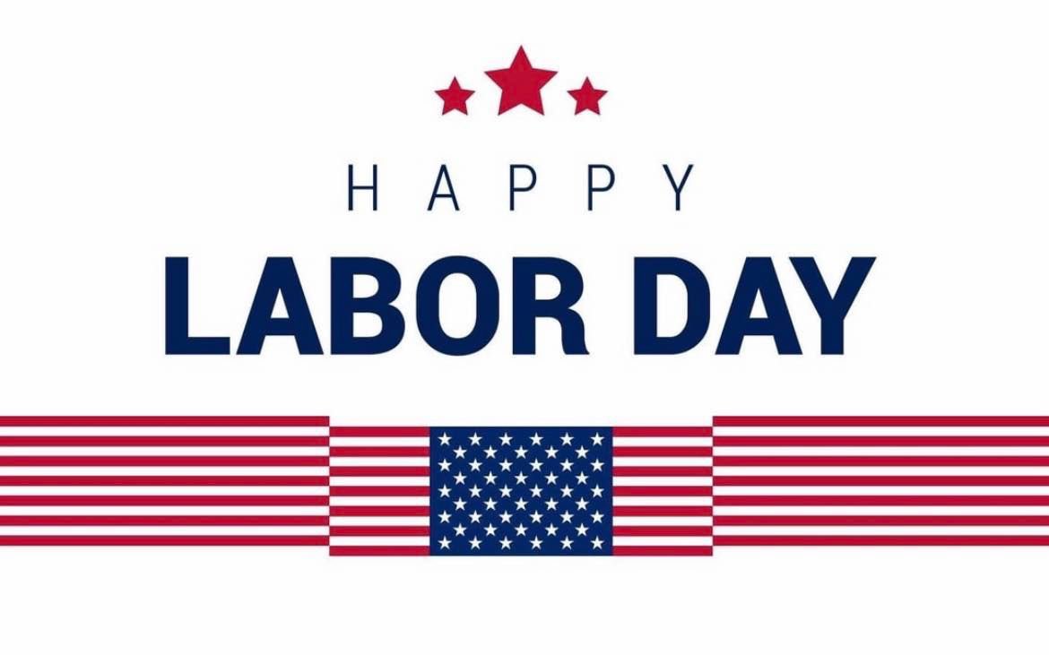 Happy Labor Day!! Thank you to the American workforce! Abby and I hope you all enjoy your extended weekend with family and friends!