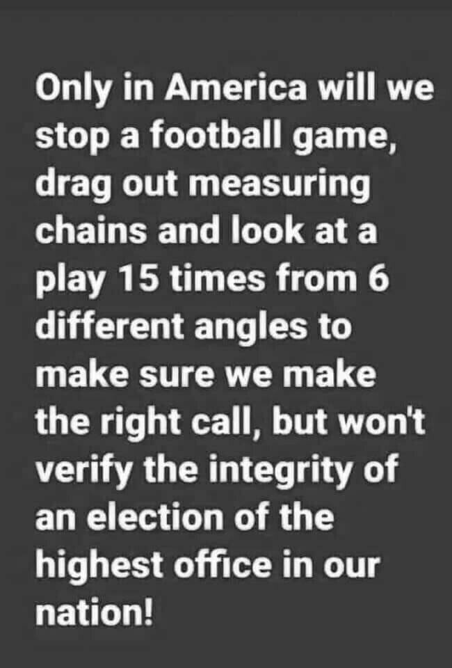 Ever think about that.