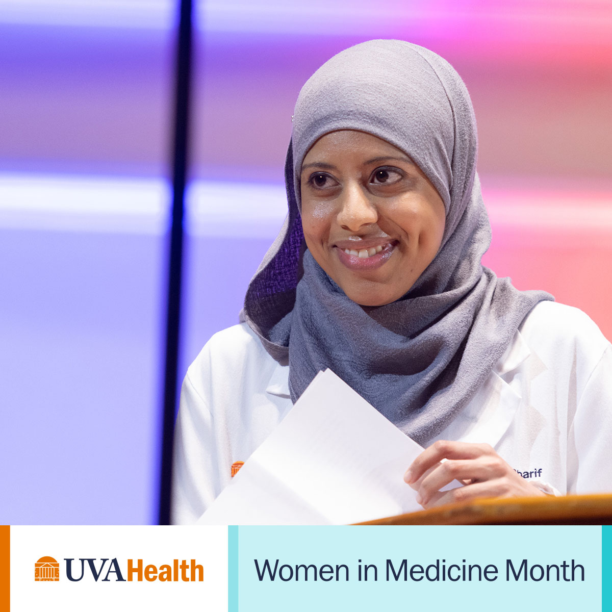 UVA Health (@uvahealthnews) on Twitter photo Meet medical student Misky Sharif, who inspires hope by volunteering for multiple organizations, shaping the future of healthcare by giving back. <a href="/MedicineUVA/">UVA School of Medicine</a>
<a href="/UVAMedAlum/">UVA Medical Alumni Association</a> #WomenInMedicineMonth Meet medical student Misky Sharif, who inspires hope by volunteering for multiple organizations, shaping the future of healthcare by giving back. <a href="/MedicineUVA/">UVA School of Medicine</a>
<a href="/UVAMedAlum/">UVA Medical Alumni Association</a> #WomenInMedicineMonth
