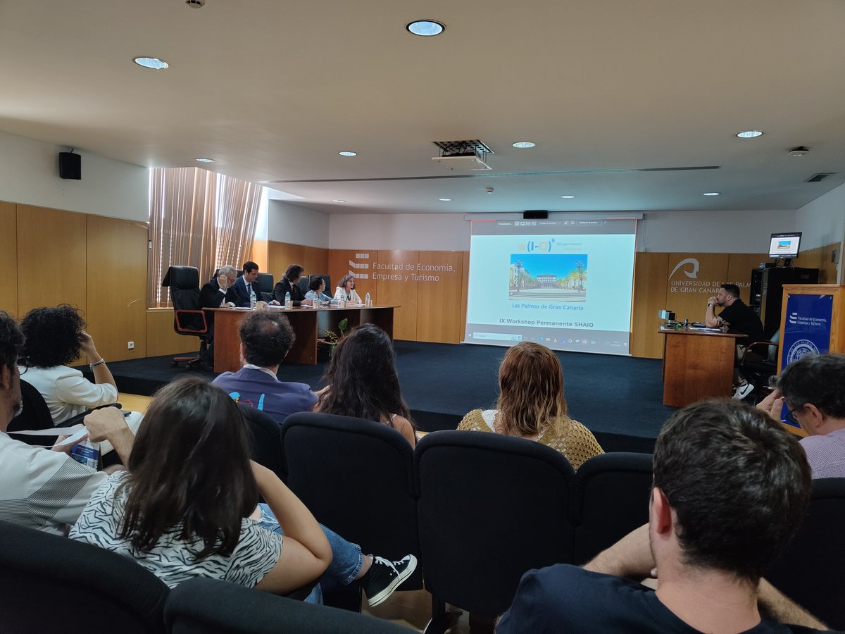 SHAIO_1's tweet photo. Arranca el #IXWorkshopPermanente de la #SHAIO en la fantástica Las Palmas de Gran Canaria.
Gracias a la @ULPGC, a la Facultad de Economía, Empresa y Turismo y al equipo organizador local con #CasianoMarique a la cabeza.
¡Iremos informando!
@iioa https://t.co/6KGNfkkfdD