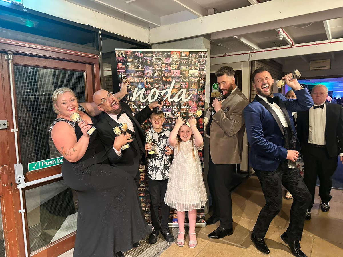 What a night! We had an amazing time at the NODA Awards 2023.
Best youth production &amp; regional youth production, youth performer &amp; regional youth performer for Matilda Jr.
Best Musical production, regional musical production, male performer (x3!) &amp; supporting for Priscilla!
