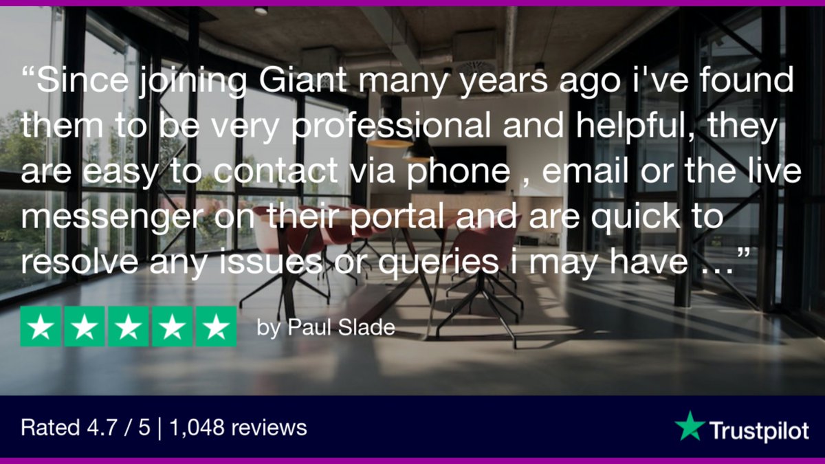 Thank you so much for taking the time to share your feedback, and for choosing giant - we truly appreciate it!

#giantgroup #contractorsolutions
