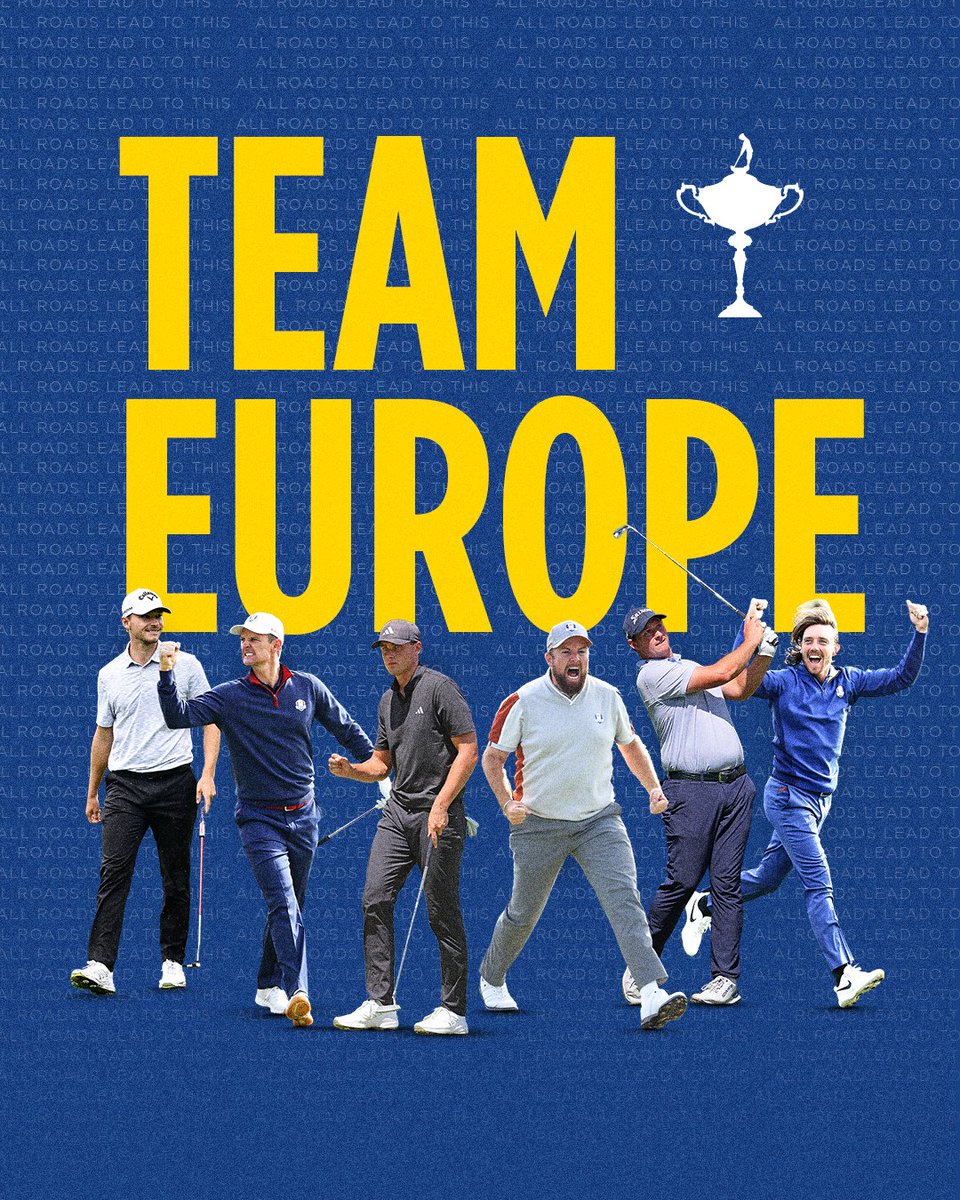 Luke Donald's six picks for Rome 🇪🇺🏆

#TeamEurope