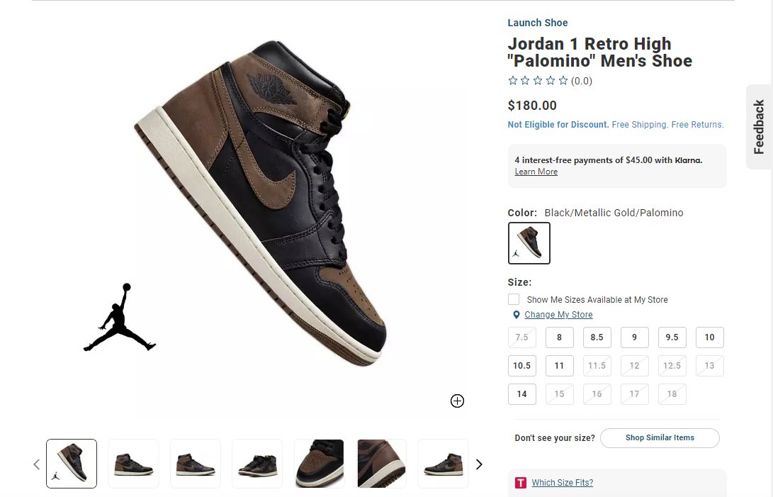 SneakerVisionz's tweet photo. Jordan 1 Retro High "Palomino" - Still Available ☕️

https://t.co/FkhuBMMZvU https://t.co/q3MgEyPeOw