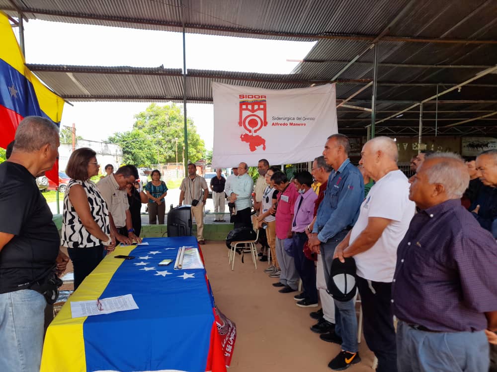 #16Agosto | Asamblea de Trabajadores en #CiudadBolivar #Bolívar escuchando a los sectores y gremios seguimos Conformando los Comité Nacional de Conflicto Trabajadores en lucha (Angostura del Orinocos) unificando todas las Luchas en Una Sola Lucha.