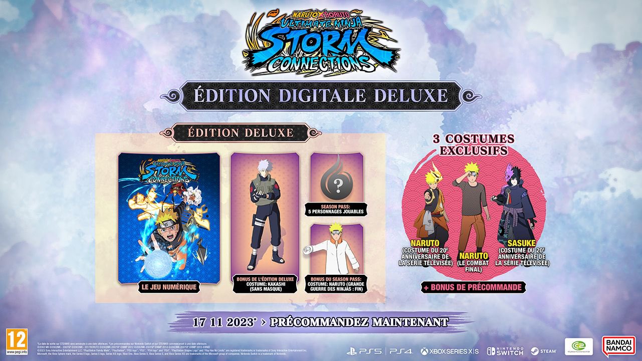 Naruto X Boruto Ultimate Ninja Storm Connections collector's edition,  release date