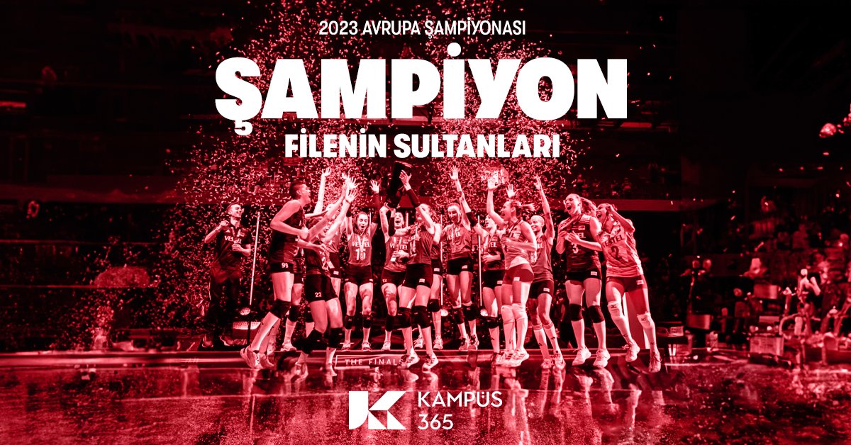 2023 Avrupa Şampiyonasında ŞAMPİYON olan A Milli Kadın Voleybol Takımımız FİLENİN SULTANLARINI kutluyoruz.

#Şampiyon #FileninSultanları #Tebrikler