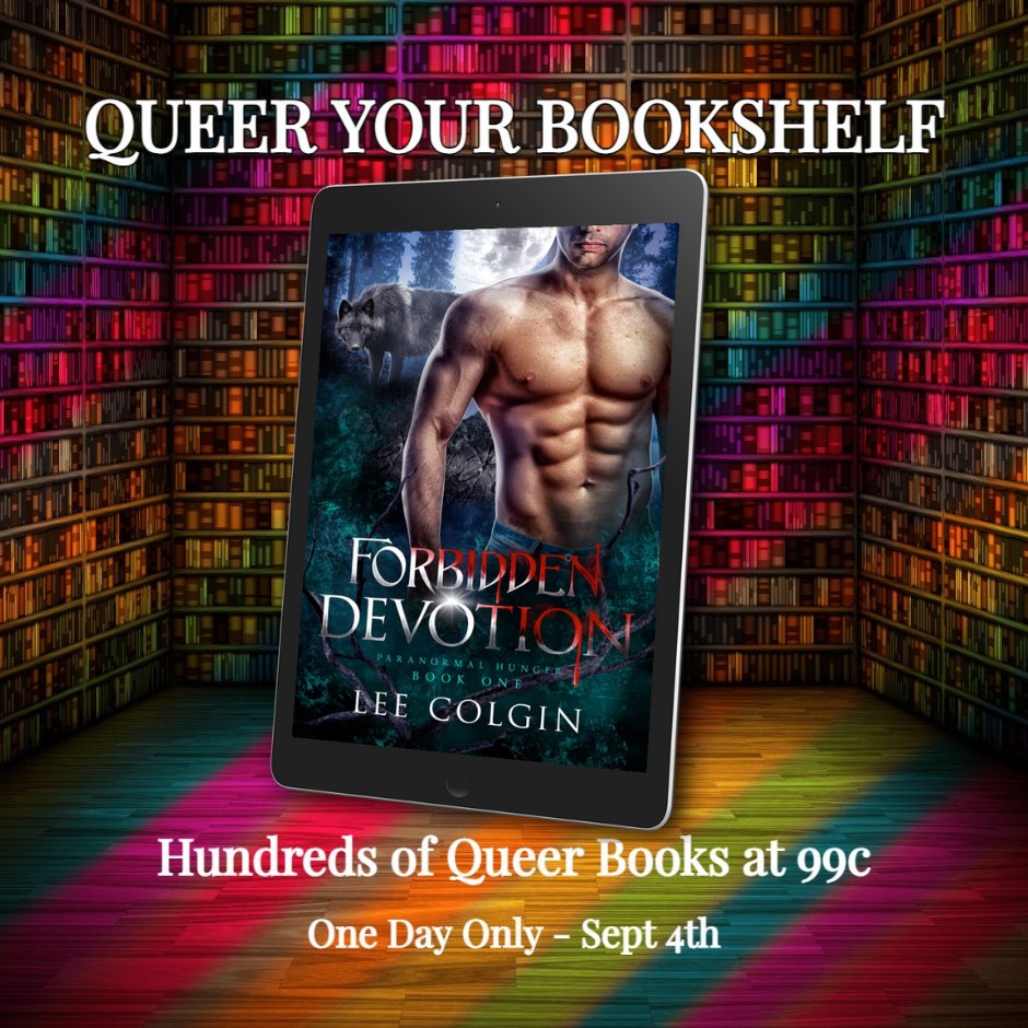 LeeColgin's tweet image. Today only! 260 queer books on sale for .99!

My contribution is Forbidden Devotion:

Sinclair is the only vampire at a werewolf university. His first meeting with their alpha ends in blood.

Grab my book: amazon.com/dp/B0BMXR9MDK

Check out the others: bit.ly/queeryourbooks…