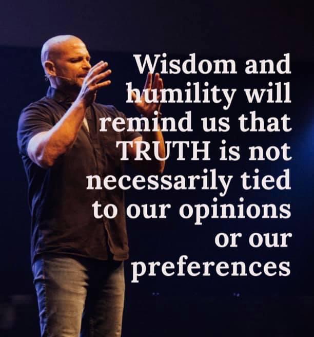 PatrickMcCalla's tweet photo. Truth does not care about our opinions and feelings. Humility goes a long way in helping us become lifelong learners. @NoGreyAreas #truth #wisdom #humility https://t.co/o8T3apsjb7