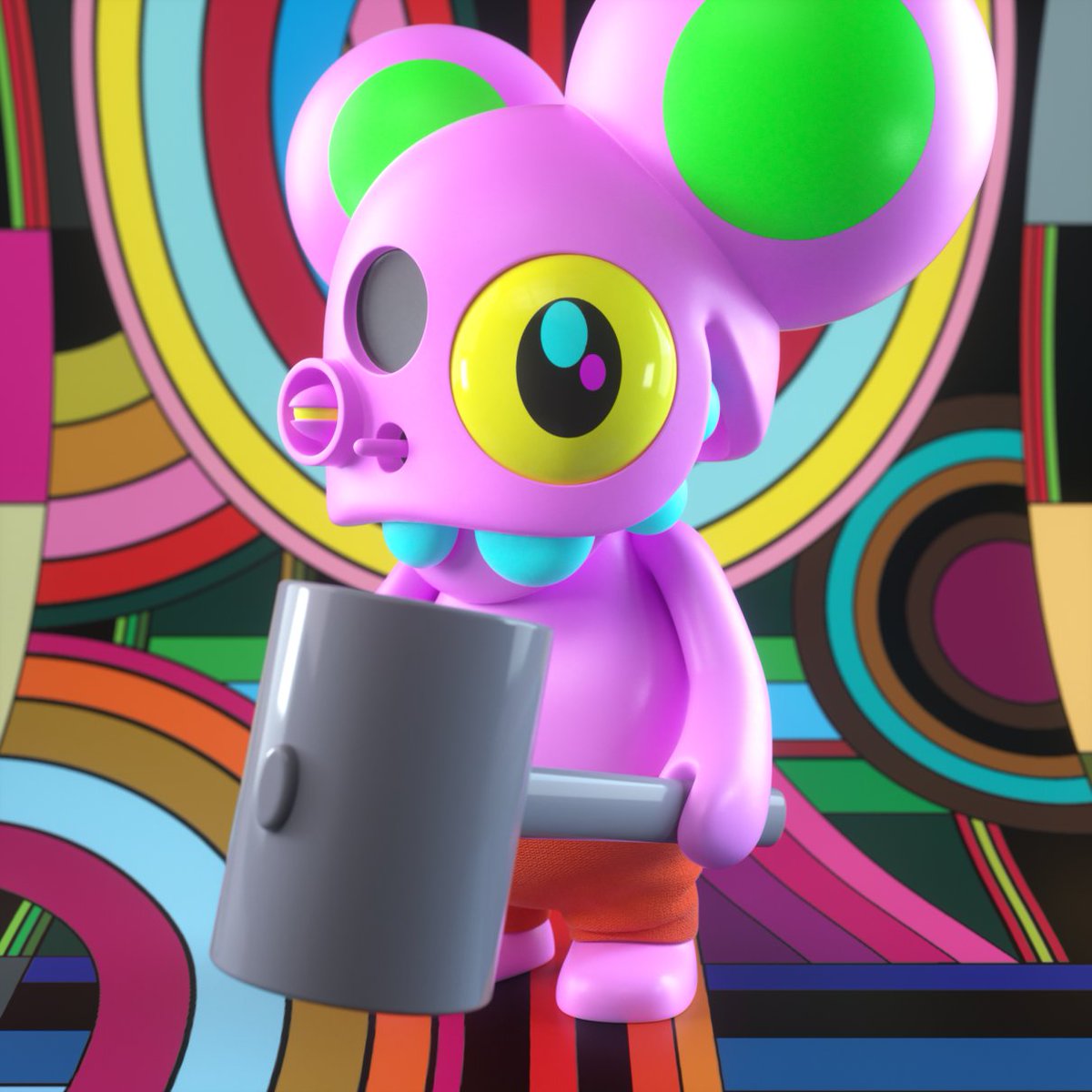 squadts_com's tweet image. BEHOLD our latest collab with the one and only @DALEKSPACEMONKY !
Free to claim (+gas) if you own a SQUADT or SUPER SPACEMONKEY WORLD token.
Visit the SQUADTS discord to get all the details!
Each piece is eligible for a 3D file so you can make your own physical piece!
#notafkntoy