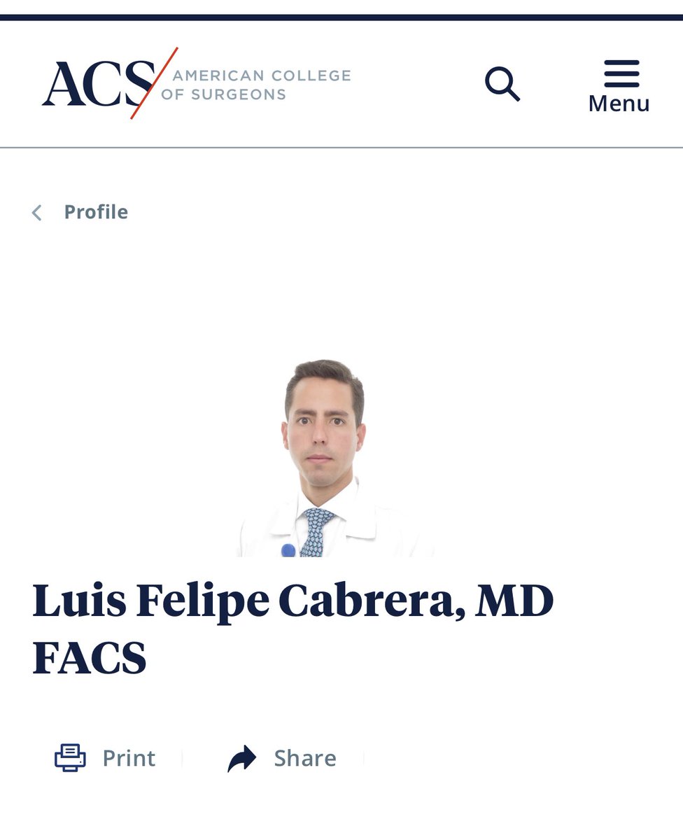 Dr Luis Felipe Cabrera Vargas MD FACS tweet media