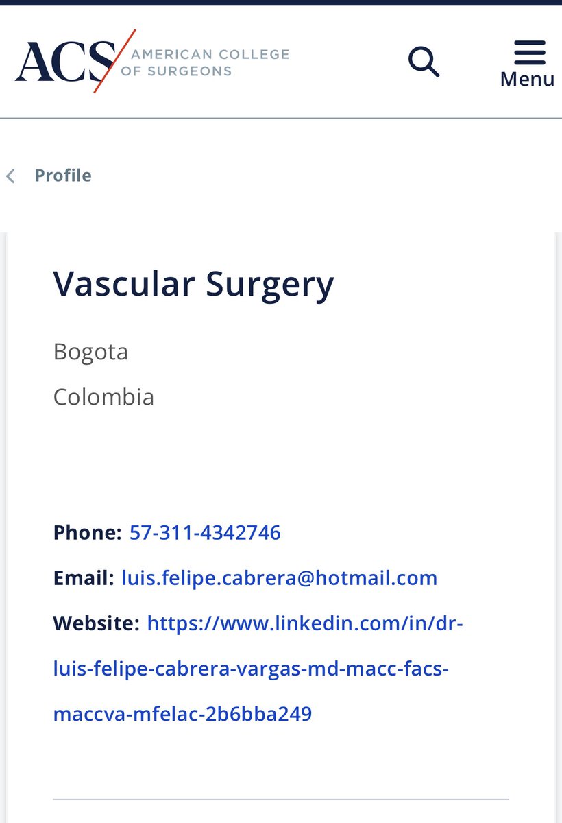 Dr Luis Felipe Cabrera Vargas MD FACS tweet media
