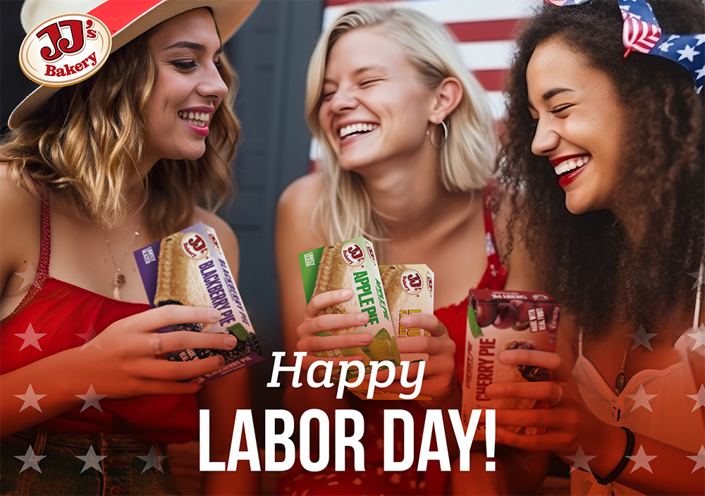 JJsbakery's tweet photo. Happy Labor Day, America! No Labor Day celebration is complete without JJ’s pies! https://t.co/inE6hIfMnY
