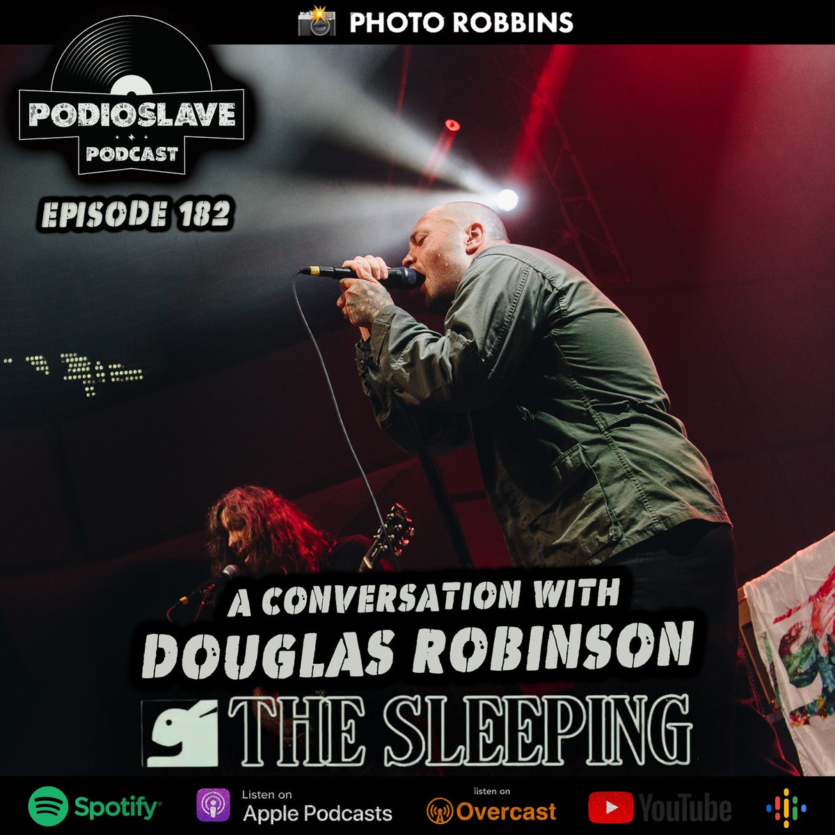 Ep 182 is LIVE. Today we’re joined by frontman &amp; vocalist of the Long Island, NY band, The Sleeping. We talk Douglas joining the band, their recent tour with Sunny Day Real Estate, &amp; their awesome new album, ‘I Feel Like I’m Becoming a Ghost’.  👇👇

🎧: Podioslave.com/s1e182
