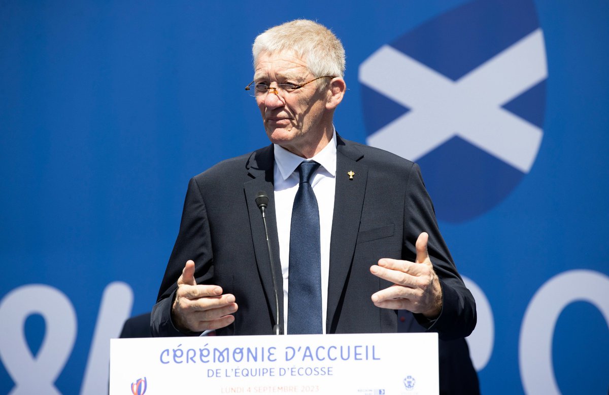 A wonderful welcome from Nice 💙

Thank you <a href="/cestrosi/">Christian Estrosi</a>, <a href="/VilledeNice/">Ville de Nice</a> and <a href="/rugbyworldcup/">Rugby World Cup</a>. 

#AsOne | #RWC2023