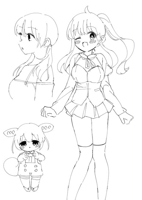 何も考えていない落書き 