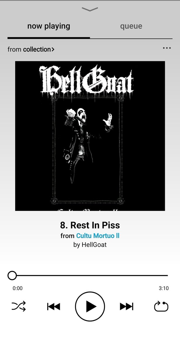 LordOfTheShado8's tweet photo. @valkyrievampyre Absolute beast of an album and Act. 100% in my E.O.Y.L. #HellGoat https://t.co/hT3IffXOnY