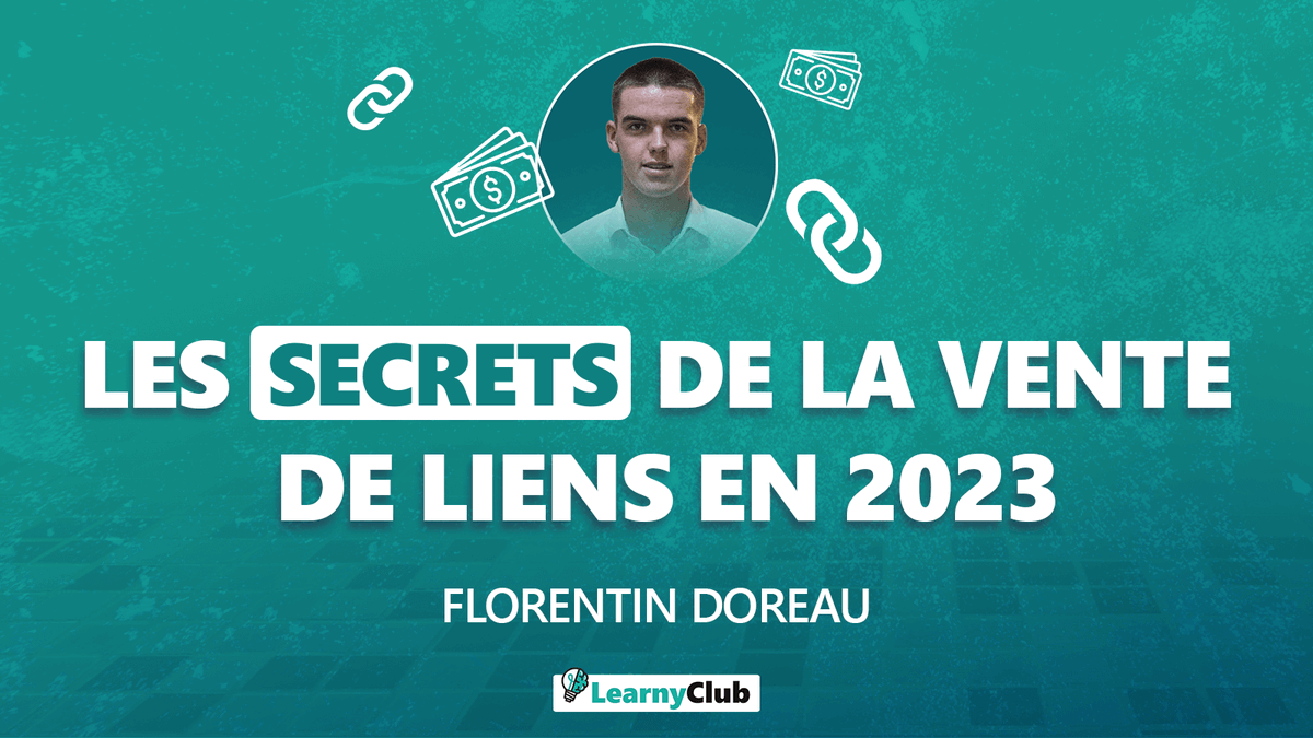 FlorentinDorea1's tweet photo. 🚨[JEUX CONCOURS] 🚨

Pour fêter les 2000 abonnés, je t'offre ma formation @Learnyclub  :

✅Les secrets de la vente de liens en 2023
✅+ 1h de coaching 

Pour participer :
- follow @FlorentinDorea1 
- commente : vente de liens
- RT 

TAS : lundi 11 / 17h https://t.co/20wOvBc1rN