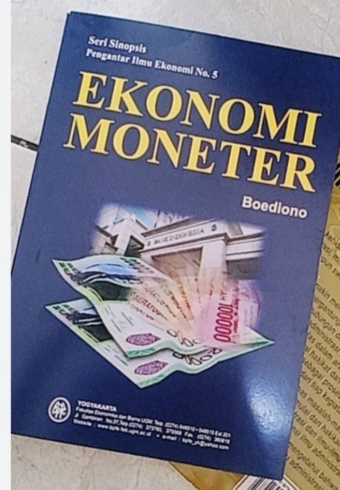 aditirtopermono's tweet image. jual buku...

Ekonomi Moneter

info pemesanan silakan DM / whatsapp
#buku #ekonomi #moneter #baca #hobi #koleksi #pustaka
